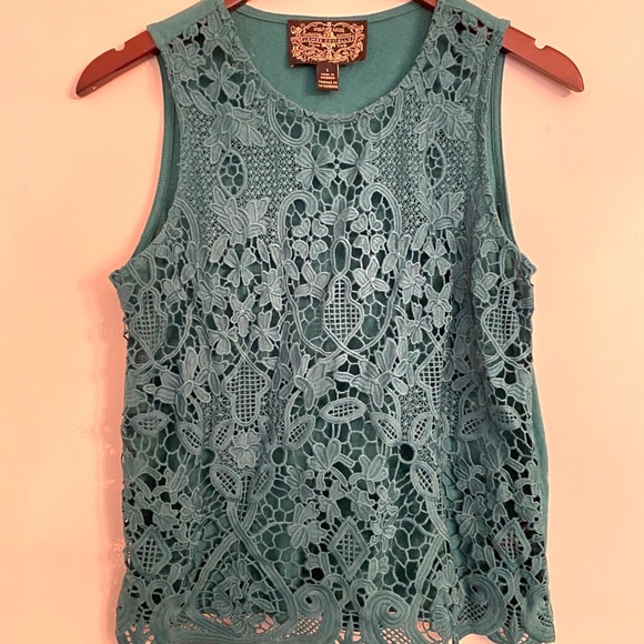 Anthropologie Lace Shell Tank - Picture 2 of 7